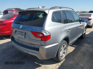2006 BMW X3 3.0i with VIN WBXPA934X6WD28522, listed as a IAAI auction lot 41981963 with 175,076 mi miles. Bid and sale history available at carsss.com. Image 4.