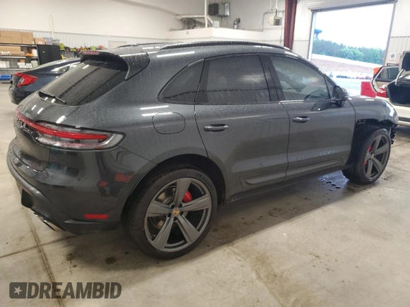 2023 Porsche Macan S z VIN WP1AG2A58PLB41864, wystawiony jako Copart lot #56189785 z przebiegiem 7112 mil mil oraz Szkody całkowita. Historia ofert i sprzedaży dostępna na DreamBid. Obrazek 3.