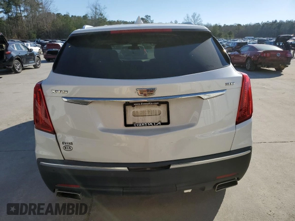 2017 Cadillac XT5 Premium Luxury FWD with VIN 1GYKNCRS7HZ112604, listed as a Copart auction lot 47059565 with 183,349 mi miles and Salvage Title. Bid and sale history available at DreamBid. Image 6.