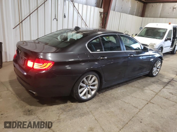 2013 BMW 5 Series 550i xDrive with VIN WBAFU9C56DDY72446, listed as a Copart auction lot 45516545 with 93,780 mi miles and Salvage Title. Bid and sale history available at carsss.com. Image 3.