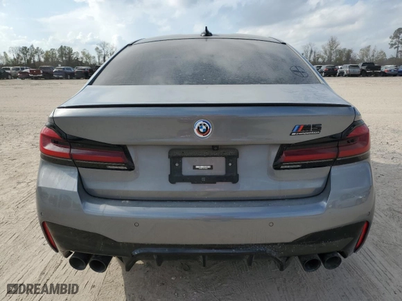 2023 BMW M5 with VIN WBS83CH08PCL64216, listed as a Copart auction lot 86611734 with 4,951 mi miles and Clean Title. Bid and sale history available at carsss.com. Image 6.