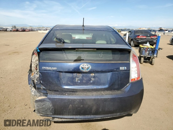 2014 Toyota Prius Four with VIN JTDKN3DU4E1735901, listed as a Copart auction lot 53864365 with 211,676 mi miles and Salvage Title. Bid and sale history available at DreamBid. Image 6.
