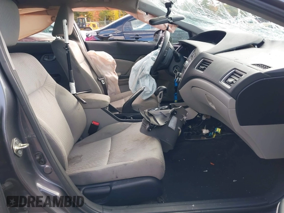 2014 Honda Civic Sedan LX with VIN 19XFB2F52EE019330, listed as a IAAI auction lot 40557827 with 169,656 mi miles. Bid and sale history available at carsss.com. Image 5.