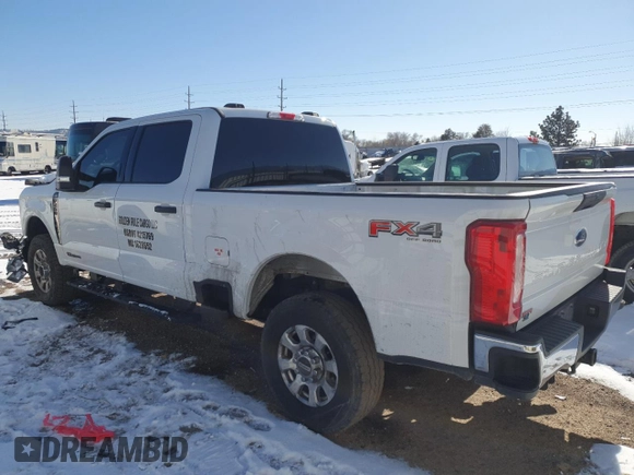 2023 Ford F-250 XL with VIN 1FT7W2BT4PEC35269, listed as a Copart auction lot 42623665 with 115,402 mi miles and Salvage Title. Bid and sale history available at DreamBid. Image 2.