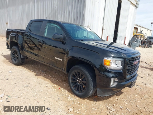 2021 GMC Canyon 2WD Elevation z VIN 1GTG5CEN4M1290149, wystawiony jako IAAI lot #41782863 z przebiegiem 33 807 mil mil oraz . Historia ofert i sprzedaży dostępna na DreamBid. Obrazek 1.