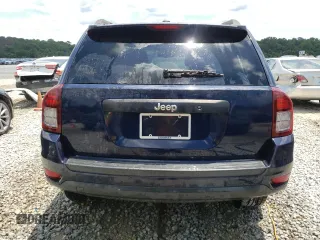 2015 Jeep Compass Sport with VIN 1C4NJCBB7FD110676, listed as a Copart auction lot 58674814 with 165,348 mi miles and Salvage Title. Bid and sale history available at carsss.com. Image 6.