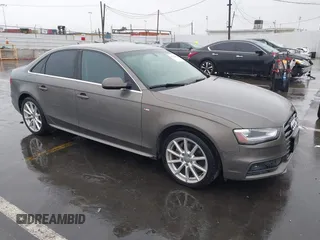 2014 Audi A4 Premium Plus with VIN WAUFFAFL2EN042337, listed as a IAAI auction lot 41721822 with 109,390 mi miles. Bid and sale history available at carsss.com. Image 1.