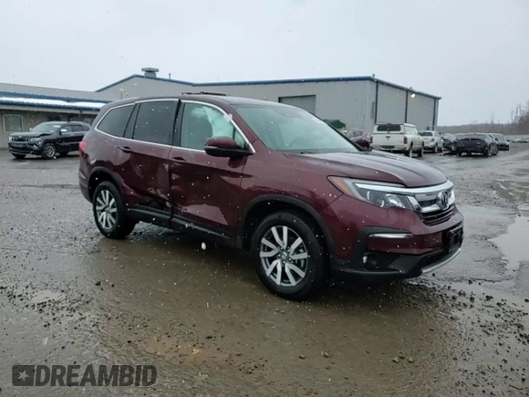 2021 Honda Pilot EX-L with VIN 5FNYF6H58MB090087, listed as a Copart auction lot 51484195 with 30,461 mi miles and Salvage Title. Bid and sale history available at carsss.com. Image 12.
