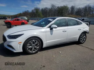2023 Hyundai Sonata SEL z VIN KMHL14JA8PA308784, wystawiony jako Copart lot #54577405 z przebiegiem 17 213 mil mil oraz Szkody całkowita. Historia ofert i sprzedaży dostępna na DreamBid. Obrazek 1.