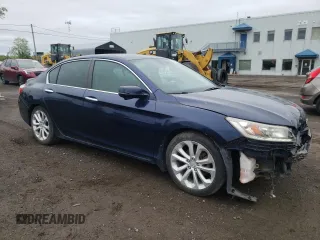2014 Honda Accord Touring with VIN 1HGCR2F92EA800144, listed as a Copart auction lot 56185665 with 182,154 mi miles and Salvage title. Bid and sale history available at DreamBid. Image 4.