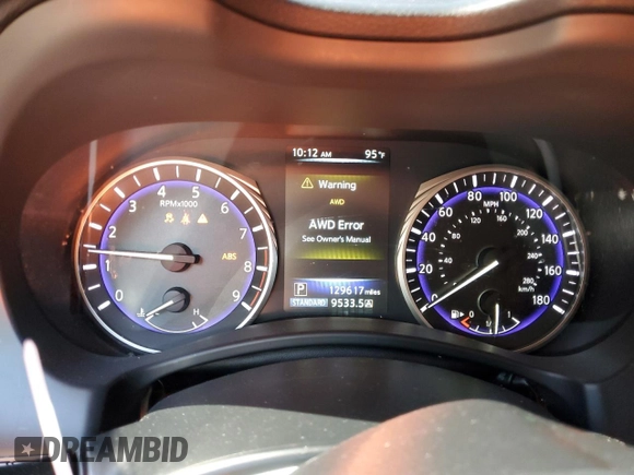 2015 Infiniti Q50 Premium z VIN JN1BV7ARXFM391291, wystawiony jako Copart lot #61765885 z przebiegiem 129 617 mil mil oraz Szkoda całkowita • Salvage title. Historia ofert i sprzedaży dostępna na DreamBid. Obrazek 9.