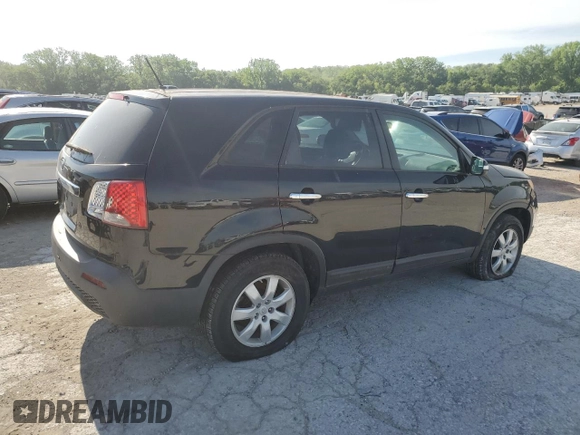 2011 Kia Sorento LX with VIN 5XYKT3A13BG075748, listed as a Copart auction lot 55957955 with Not Provided miles and Clean Title. Bid and sale history available at DreamBid. Image 3.