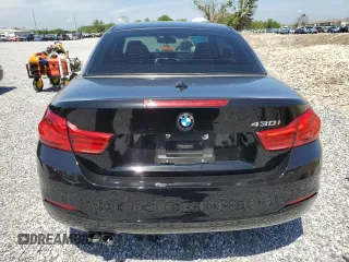 2018 BMW 4 Series 430i with VIN WBA4Z1C53JEC60921, listed as a Copart auction lot 50868155 with 76,229 mi miles and Salvage title. Bid and sale history available at DreamBid. Image 6.