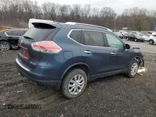 2016 Nissan Rogue SV with VIN JN8AT2MV5GW154339, listed as a Copart auction lot 50191385 with 225,321 mi miles and Salvage Title. Bid and sale history available at DreamBid. Image 3.