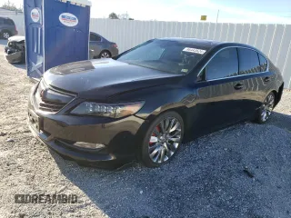 2016 Acura RLX Advance Pkg with VIN JH4KC1F94GC000666, listed as a Copart auction lot 86443524 with 123,236 mi miles and Salvage Title. Bid and sale history available at carsss.com. Image 1.
