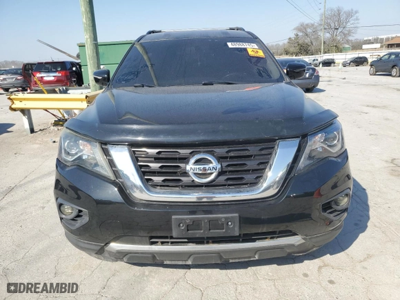 2018 Nissan Pathfinder S with VIN 5N1DR2MM5JC644377, listed as a Copart auction lot 48988745 with 0 mi miles and Salvage Title. Bid and sale history available at carsss.com. Image 5.