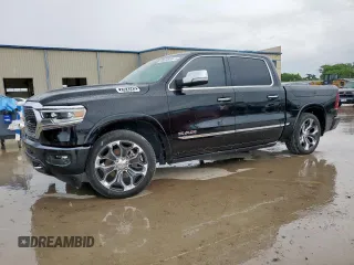 2022 Ram 1500 Limited with VIN 1C6SRFHTXNN400438, listed as a Copart auction lot 58592635 with 17,390 mi miles and Salvage title. Bid and sale history available at DreamBid. Image 1.
