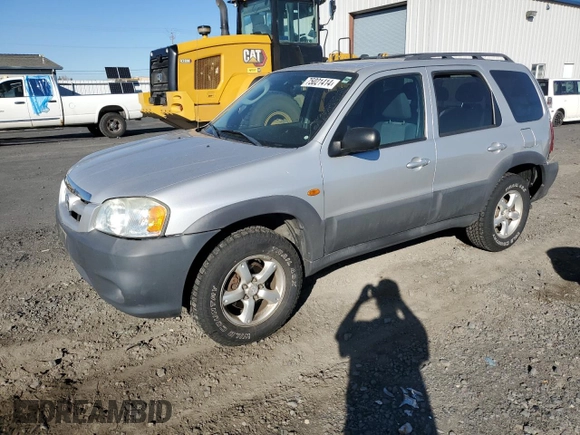 2005 Mazda Tribute i with VIN 4F2YZ92Z85KM06161, listed as a Copart auction lot 75021414 with 171,167 mi miles and Salvage Title. Bid and sale history available at carsss.com. Image 1.