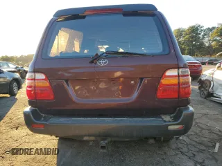 2001 Toyota Land Cruiser with VIN JTEHT05J112013093, listed as a Copart auction lot 81075054 with 207,577 mi miles and Salvage Title. Bid and sale history available at carsss.com. Image 6.