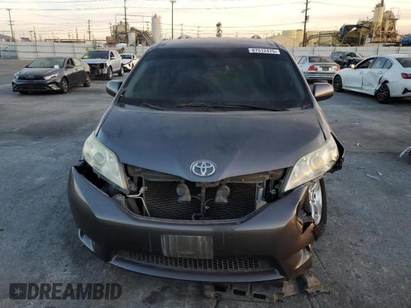 2015 Toyota Sienna LE AAS with VIN 5TDKK3DC8FS609769, listed as a Copart auction lot 87512475 with 140,536 mi miles and Salvage Title. Bid and sale history available at carsss.com. Image 5.