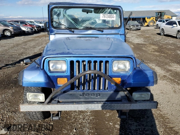 1995 Jeep Wrangler S with VIN 1J4FY19P8SP242032, listed as a Copart auction lot 79724804 with 142,588 mi miles and Clean Title. Bid and sale history available at carsss.com. Image 5.