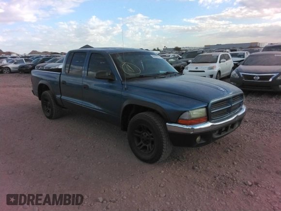 2003 Dodge Dakota Sport with VIN 1D7HL38N53S307805, listed as a Copart auction lot 86829114 with 193,521 mi miles and Clean Title. Bid and sale history available at carsss.com. Image 4.