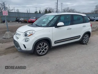 2014 FIAT 500L Trekking with VIN ZFBCFADH1EZ019700, listed as a IAAI auction lot 41869856 with 131,940 mi miles and . Bid and sale history available at DreamBid. Image 2.