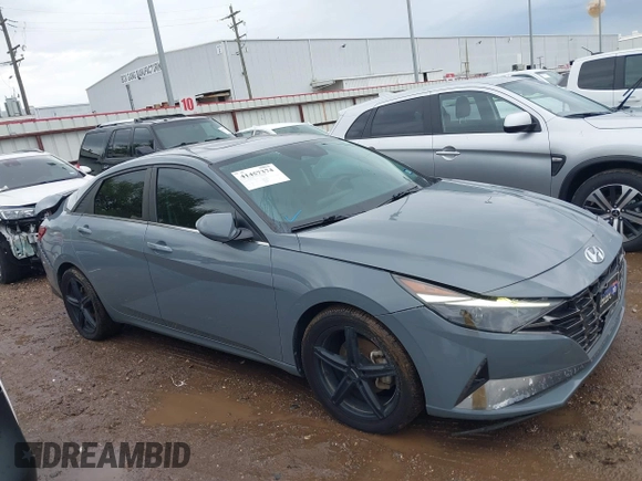 2021 Hyundai Elantra SEL with VIN KMHLN4AG6MU090007, listed as a IAAI auction lot 41457374 with 99,045 mi miles. Bid and sale history available at carsss.com. Image 13.