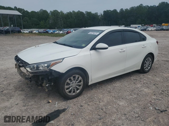 2021 Kia Forte LXS with VIN 3KPF24AD4ME299907, listed as a Copart auction lot 59294975 with 59,488 mi miles and Salvage title. Bid and sale history available at DreamBid. Image 1.