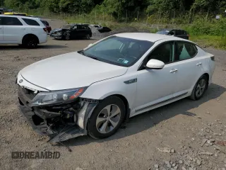 2014 Kia Optima Hybrid LX with VIN KNAGM4AD0E5075915, listed as a Copart auction lot 67485624 with 167,820 mi miles and Salvage Title. Bid and sale history available at carsss.com. Image 1.