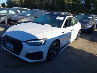 2023 Audi A5 Sportback S line Premium Plus with VIN WAUFACF56PA027409, listed as a IAAI auction lot 40562453 with 21,262 mi miles. Bid and sale history available at carsss.com. Image 17.
