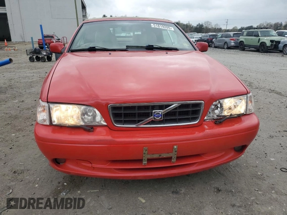 2004 Volvo C70 with VIN YV1NC62D64J060679, listed as a Copart auction lot 51819205 with 143,867 mi miles and Salvage Title. Bid and sale history available at carsss.com. Image 5.
