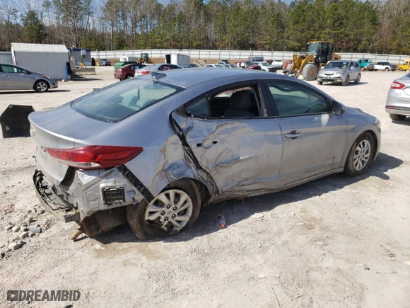 2017 Hyundai Elantra SE with VIN 5NPD74LF2HH067427, listed as a Copart auction lot 46826375 with 106,046 mi miles and Salvage Title. Bid and sale history available at carsss.com. Image 3.