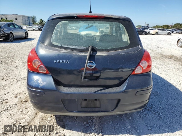 2007 Nissan Versa 1.8 S with VIN 3N1BC13E47L364788, listed as a Copart auction lot 43034595 with 206,488 mi miles and Salvage Title. Bid and sale history available at carsss.com. Image 6.