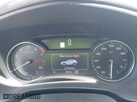 2019 Cadillac XT4 AWD Sport with VIN 1GYFZFR48KF119062, listed as a IAAI auction lot 42449132 with 89,676 mi miles and . Bid and sale history available at DreamBid. Image 7.