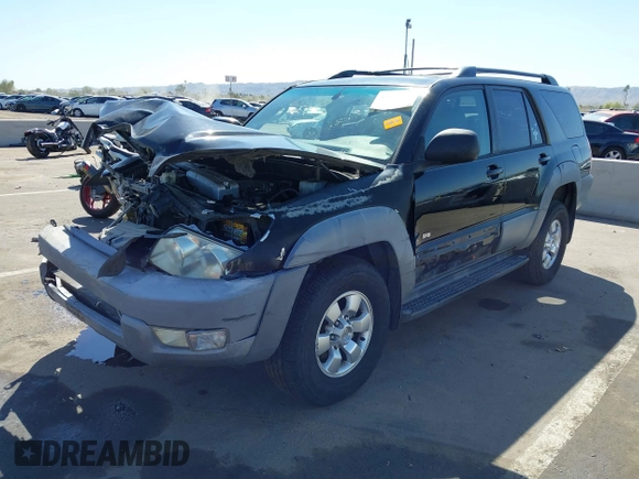2003 Toyota 4Runner SR5 with VIN JTEZT14R030007432, listed as a IAAI auction lot 41850284 with 174,108 mi miles. Bid and sale history available at carsss.com. Image 18.
