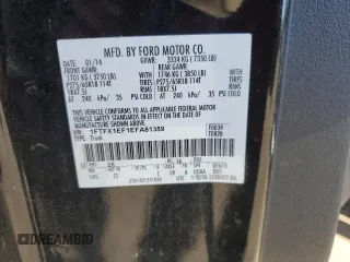 2014 Ford F-150 XL with VIN 1FTFX1EF1EFA81359, listed as a Copart auction lot 53727195 with 199,059 mi miles and Salvage Title. Bid and sale history available at DreamBid. Image 12.