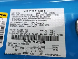 2024 Ford Mustang GT with VIN 1FA6P8CF7R5422101, listed as a Copart auction lot 44916845 with 10,386 mi miles and Salvage Title. Bid and sale history available at carsss.com. Image 13.