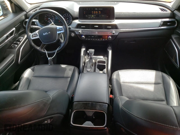 2022 Kia Telluride S with VIN 5XYP64HC1NG222809, listed as a Copart auction lot 57153625 with 74,368 mi miles and Salvage title. Bid and sale history available at DreamBid. Image 8.