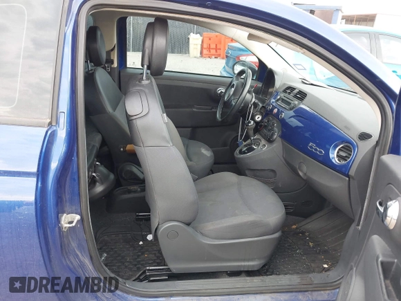 2013 FIAT 500 Pop z VIN 3C3CFFAR7DT748298, wystawiony jako IAAI lot #42184459 z przebiegiem 104 062 mil mil oraz . Historia ofert i sprzedaży dostępna na DreamBid. Obrazek 5.