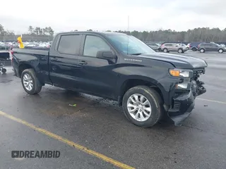 2020 Chevrolet Silverado 1500 Custom with VIN 3GCPWBEF5LG149350, listed as a IAAI auction lot 41499088 with 55,659 mi miles. Bid and sale history available at carsss.com. Image 1.