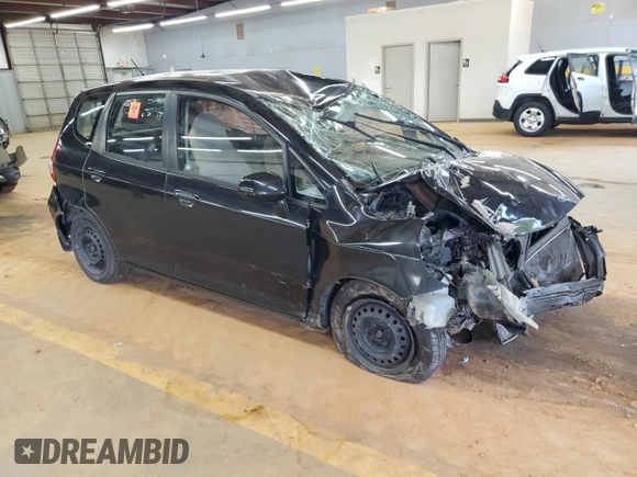 2007 Honda Fit with VIN JHMGD384X7S032334, listed as a Copart auction lot 52781425 with Not provided miles and Salvage title. Bid and sale history available at DreamBid. Image 4.