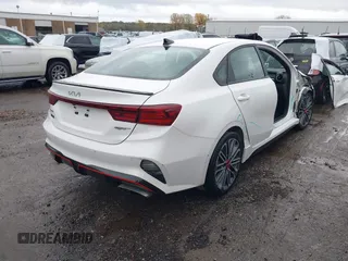 2023 Kia Forte GT with VIN 3KPF44AC4PE505989, listed as a IAAI auction lot 40869133 with 38,222 mi miles and . Bid and sale history available at carsss.com. Image 4.