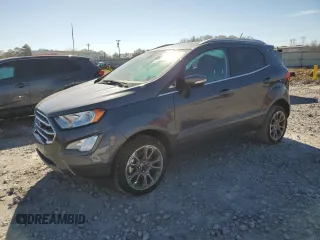 2021 Ford EcoSport Titanium z VIN MAJ6S3KL6MC439615, wystawiony jako Copart lot #49648845 z przebiegiem 16 033 mil mil oraz Szkody całkowita. Historia ofert i sprzedaży dostępna na DreamBid. Obrazek 1.