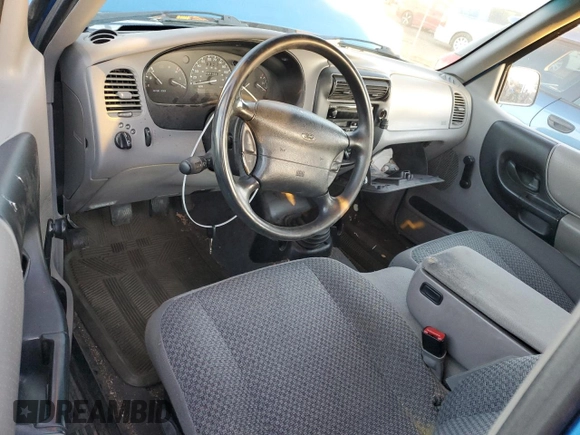 1999 Ford Ranger XL with VIN 1FTYR14V2XPA59072, listed as a Copart auction lot 84061714 with 193,166 mi miles and Salvage title. Bid and sale history available at DreamBid. Image 8.