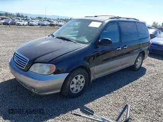 2003 Kia Sedona LX with VIN KNDUP131836369861, listed as a IAAI auction lot 42188770 with 144,280 mi miles and . Bid and sale history available at DreamBid. Image 2.