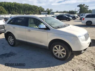 2007 Lincoln MKX with VIN 2LMDU68C57BJ18304, listed as a Copart auction lot 75013054 with 0 mi miles and Salvage Title. Bid and sale history available at carsss.com. Image 4.