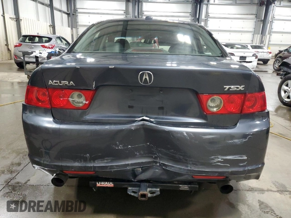 2006 Acura TSX with VIN JH4CL95866C037535, listed as a Copart auction lot 51243005 with 101,864 mi miles and Salvage title. Bid and sale history available at DreamBid. Image 6.
