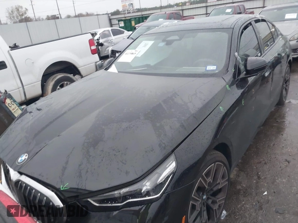 2024 BMW 5 Series 530i with VIN WBA43FJ0XRCS17347, listed as a IAAI auction lot 41279069 with 4,768 mi miles. Bid and sale history available at carsss.com. Image 12.