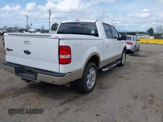 2008 Ford F-150 XLT with VIN 1FTPW14518KC75790, listed as a IAAI auction lot 41915721 with 214,995 mi miles. Bid and sale history available at carsss.com. Image 4.